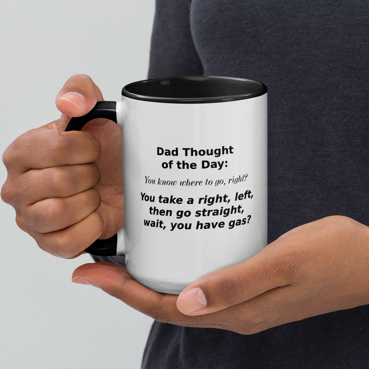 Dad Thoughts Mug: Kids Leaving