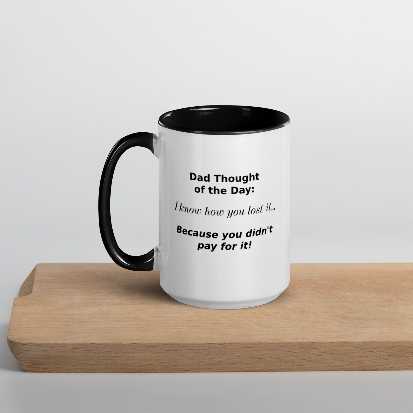 Dad Thoughts Mug: I Lost It