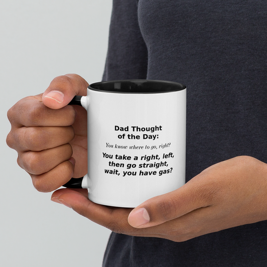 Dad Thoughts Mug: Kids Leaving